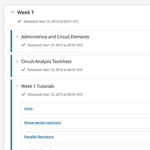 Studio pomaga Ci utrzymać porządek w kursach